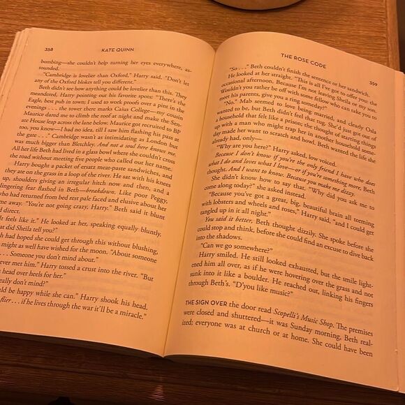 The Rose Code by Kate Quinn - Yellow Cover Edition - Picture 5 of 6